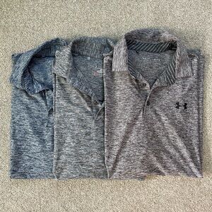 Lot of Men’s Under Armour Polo Shirts Size Medium